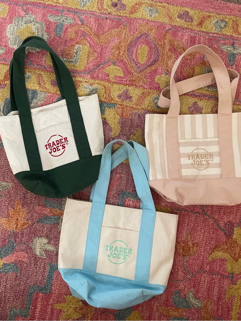 Trader Joe’s mini Tote Bags - set of 3